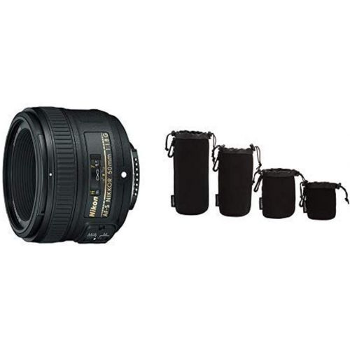  Nikon AF-S FX NIKKOR 50mm f1.8G Lens with Auto Focus and Circular Polarizer Filter - 58 mm