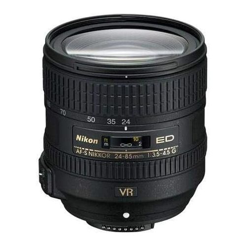  Nikon 24-85mm f3.5-4.5G ED AF-S VR Nikkor Lens Bundle. USA. Value Kit with Acc