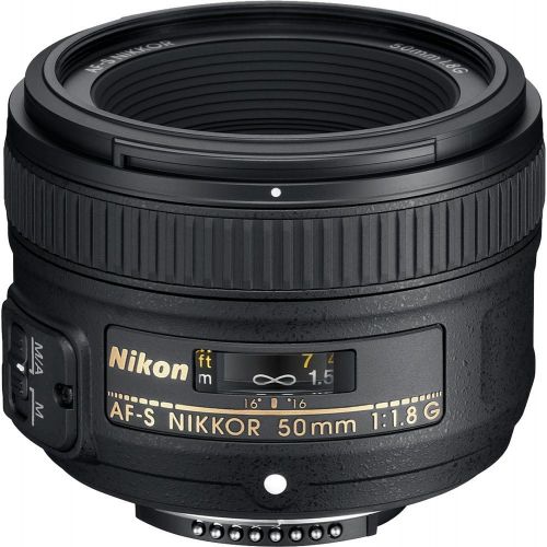  Nikon 50mm f1.8 G AF-S Nikkor Lens with UV Filter + Accessory Kit for Digital SLR Cameras