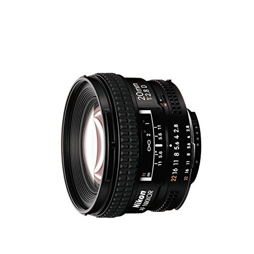  Nikon AF FX NIKKOR 20mm f2.8D Fixed Zoom Lens with Auto Focus for Nikon DSLR Cameras