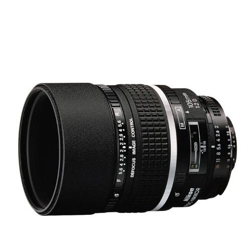  Nikon AF FX DC-NIKKOR 105mm f2D Telephoto Lens with Auto Focus for Nikon DSLR Cameras