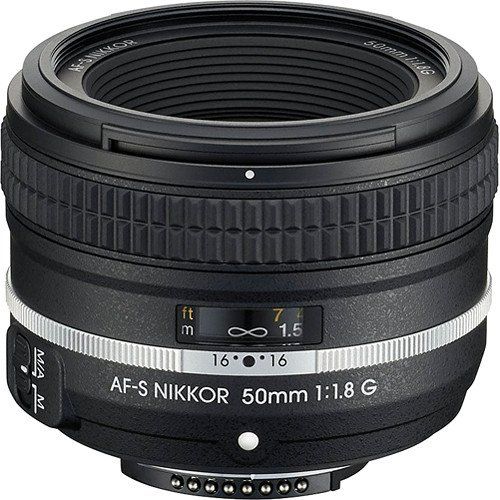  Nikon AF-S FX NIKKOR 50mm f1.8G Special Edition Fixed Zoom Lens with Auto Focus for Nikon DSLR Cameras