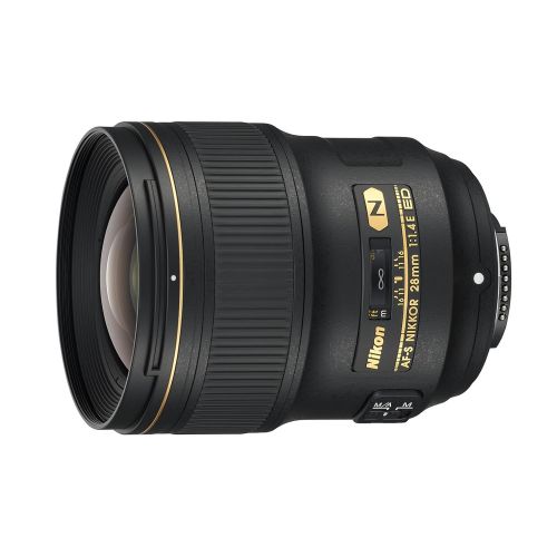  Nikon AF-S NIKKOR 28mm f1.4E ED f1.4-16 Fixed Zoom Camera Lens, Black