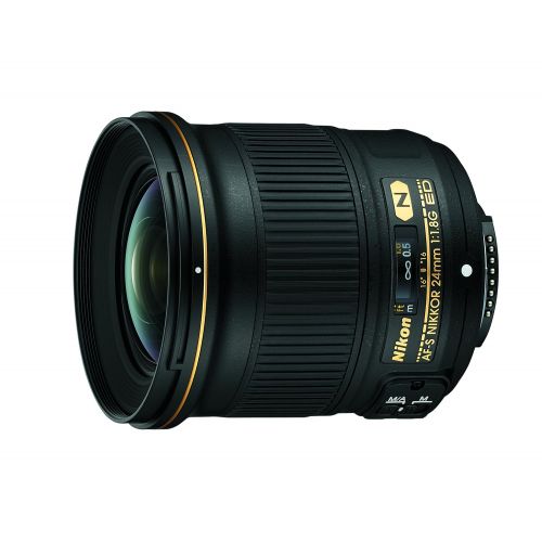 Nikon AF-S FX NIKKOR 24mm f1.8G ED Fixed Lens with Auto Focus for Nikon DSLR Cameras
