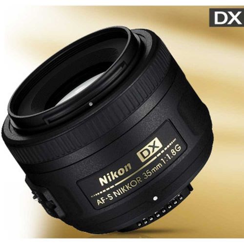  Nikon 35mm f1.8G AF-S DX Lens for Nikon DSLR Cameras (Certified Refurbished)