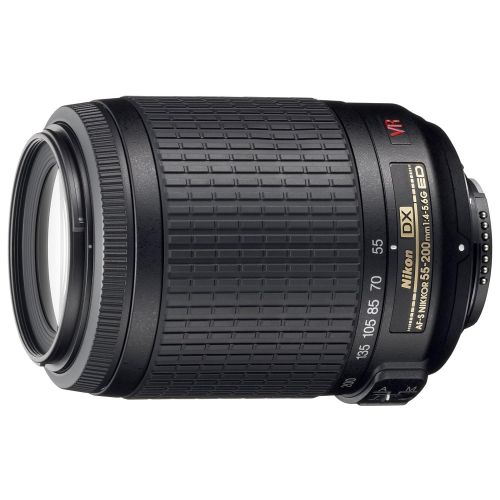  Nikon 55-200mm f4-5.6G ED IF AF-S DX VR [Vibration Reduction] Nikkor Zoom Lens Bulk packaging (White box, New)