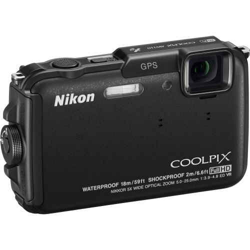  Nikon COOLPIX AW110 Wi-Fi and Waterproof Digital Camera with GPS (Orange) (OLD MODEL)
