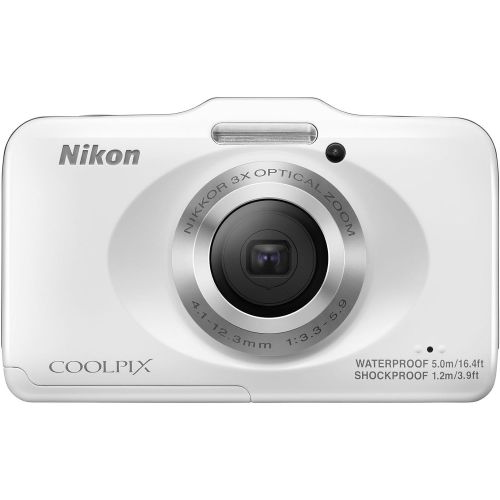  Nikon COOLPIX S31 10.1 MP Waterproof Digital Camera with 720p HD Video (White) (OLD MODEL)