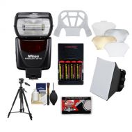 Nikon SB-700 AF Speedlight Flash with Softbox + Diffuser + (4) Batteries & Charger + Tripod + Accessory Kit for D40, D60, D3000, D3100, D5000, D5100, D7000, D300s, D3 &, D3s Dig