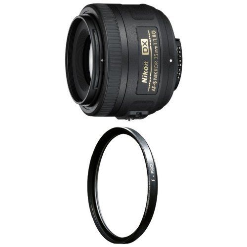  Nikon 35mm f1.8G AF-S DX Lens with B+W 52mm Clear UV Haze