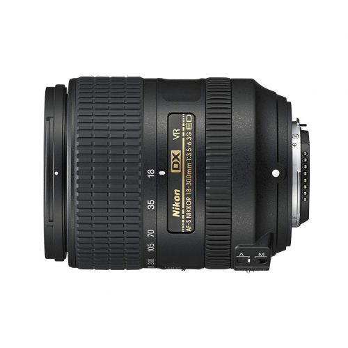  Nikon AF-S DX NIKKOR 18-300mm f3.5-6.3G ED Vibration Reduction Zoom Lens with Auto Focus for Nikon DSLR Cameras + UV Protection Lens Filter - 67 mm
