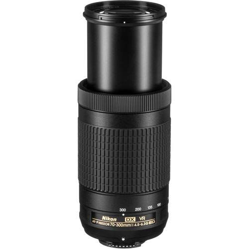  Nikon AF-P DX NIKKOR 70-300mm f4.5-6.3G ED VR Lens for Nikon DSLR Cameras