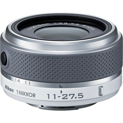 Nikon 1 NIKKOR 11-27.5mm f3.5-5.6 Lens (White) (3322) - (Certified Refurbished)