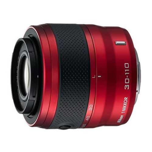  Nikon 1 30-110mm f3.8-5.6 VR Nikkor Lens (Red)
