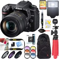 Nikon D7500 20.9MP DX-Format Digital SLR Camera with AF-S 16-80mm f2.8-4E ED VR Lens + 64GB Memory & Deluxe Accessory Bundle