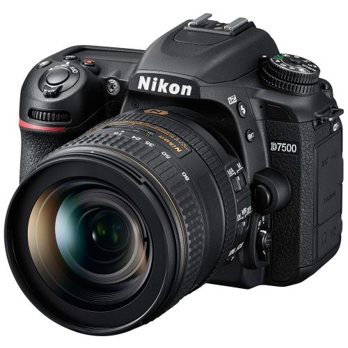  Nikon D7500 20.9MP DX-Format Digital SLR Camera with AF-S 16-80mm f2.8-4E ED VR Lens + 64GB Memory & Deluxe Accessory Bundle
