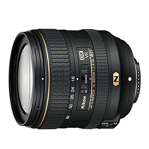  Nikon D500 20.9 MP DX-format Digital SLR Camera with AF-S 16-80mm f2.8-4E ED VR Lens + Nikon MB-D17 Battery Grip Bundle