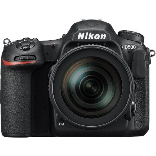  Nikon D500 20.9 MP DX-format Digital SLR Camera with AF-S 16-80mm f2.8-4E ED VR Lens + Nikon MB-D17 Battery Grip Bundle