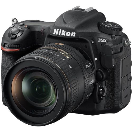 Nikon D500 20.9 MP DX-format Digital SLR Camera with AF-S 16-80mm f2.8-4E ED VR Lens + Nikon MB-D17 Battery Grip Bundle