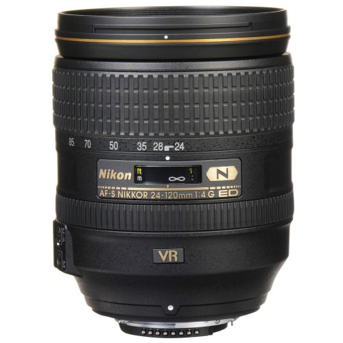  Nikon AF-S NIKKOR 24-120mm f4G ED VR Lens Base Bundle (Certified Refurbished)