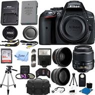 Nikon D5300 24.2 MP CMOS Digital SLR Camera with 18-55mm f/3.5-5.6G ED VR Auto Focus-S DX NIKKOR Zoom Lens +64GB SD Card + accessory Bundle