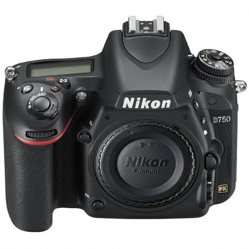  Nikon D750 DSLR 24.3MP HD 1080p FX-Format Digital Camera (1543) - Body Only w 32GB Deluxe Battery Grip Bundle Includes, Accessories, Deco Gear Camera Bag and Photo & Video Profess