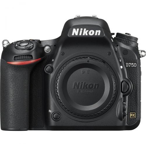  Nikon D750 DSLR HD FX-Format Camera, MB-D16 Pack, 4 Batteries, and Charger - Includes Camera, MB-D16 Multi Battery Power Pack, 4 EN-EL15 Rechargeable Li-Ion Batteries, and ACDC Ba