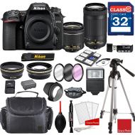 Nikon D7500 DX-format Digital SLR wAF-P DX NIKKOR 18-55mm f3.5-5.6G VR Lens & AF-P DX 70-300mm f4.5-6.3G ED Lens + Professional Accessory Bundle