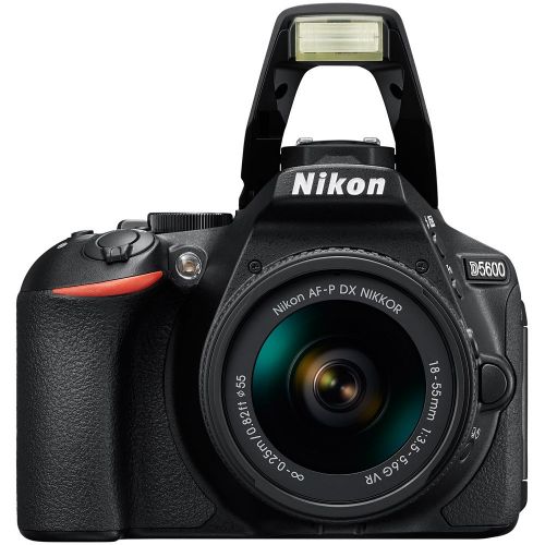  Nikon D5600 24.2MP DX-Format DSLR Camera wAF-P 18-55mm f3.5-5.6G VR Lens + Accessory Bundle Includes, Deco Gear Camera Bag (Medium) wAccessory Kit, 64GB Memory Card & Profession