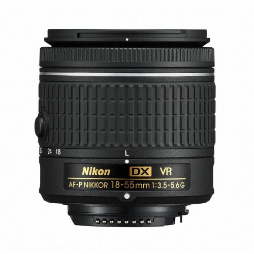  Nikon 18-55mm f3.5-5.6G VR AF-P DX Zoom-Nikkor Lens - (Certified Refurbished)