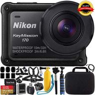 Nikon KeyMission 170 4K Action Camera with Accessory Bundle (Certified Refurbished)