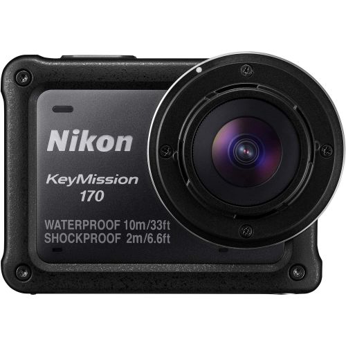  Nikon KeyMission 170 4K Action Camera with Accessory Bundle (Certified Refurbished)