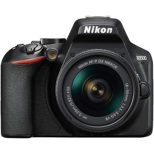  Nikon (GP) Nikon D3500 DSLR Camera wAF-P DX NIKKOR 18-55mm f3.5-5.6G VR Lens + 64 GB Memory Card Professional Accessory Bundle