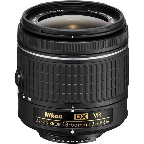  Nikon (GP) Nikon D5600 DX-Format Digital SLR wAF-P DX NIKKOR 18-55mm f3.5-5.6G VR Lens and Professional Accessory Package