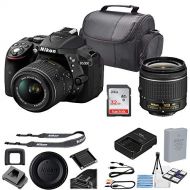 Nikon (GP) Nikon D5300 DSLR Camera with AF-P 18-55mm Lens + 32GB SanDisk Memory + Professional Carrying Case + Camera Deluxe Starter Kit