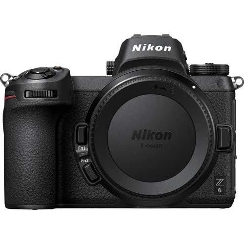  Nikon Intl. Nikon Z6 Mirrorless Digital Camera with Z 24-70mm f/4 S Lens & FTZ Mount Adapter Bundle + Extra Battery Accessory Kit