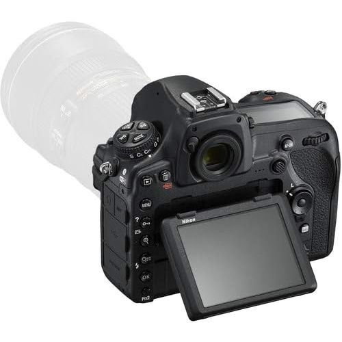  Nikon Intl. Nikon D850 DSLR Camera (1585) with 24-120mm Lens Bundle + Prime Accessory Kit Including 128GB Memory, Light, Camera Case, Hand Grip & More