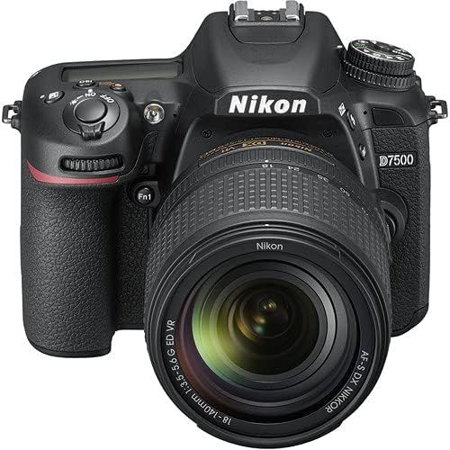  Nikon Intl. D7500 DSLR Camera with 18-140mm (1582) and 70-300mm Lens Bundle + Prime Accessory Kit Including 128GB Memory, Light, Camera Case, Hand Grip and More