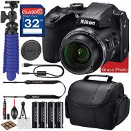 Nikon Intl. Nikon COOLPIX B500 Digital Camera (Black) Bundle + Accessory Package