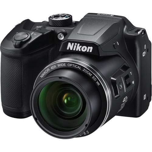  Nikon Intl. Nikon COOLPIX B500 Digital Camera (Black) Bundle + Accessory Package