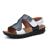 Nikub Leather Beach Anti-Skid Little Big Kids Boys Summer Sandals