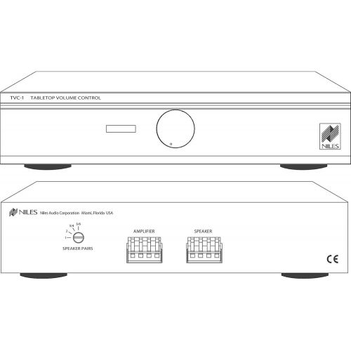  Niles TVC-1 Tabletop Stereo Volume Control with Selectable Impedance Magnification