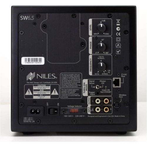  Niles SW6.5 6.5 Powered Compact Subwoofer - Each (Black)