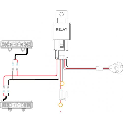  [아마존 핫딜] [아마존핫딜]Nilight ZH303 2PCS 6.5 Inch 120W Spot & Flood Combo Driving 16AWG Wiring Harness for Led Work Light Triple Rows Off-Road Truck Car ATV SUV, 2 Years Warranty