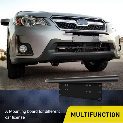  Nilight Led Light Bar Mounting Bracket Front License Plate Frame Bracket License Plate Mounting Bracket Holder for Off-Road Lights LED Work Lamps Lighting Bars,2 Years Warranty