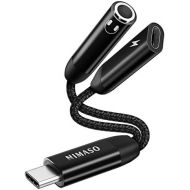[아마존베스트]NIMASO USB C Headphone Adapter Aux, USB C to 3.5 mm Jack Adapter Supports 60 W Quick Charge, USB C to 3.5 mm Jack for Sumsung S21/S21 Ultra/S20/S20 Ultra/Note20, Huawei P40/P30, Ma