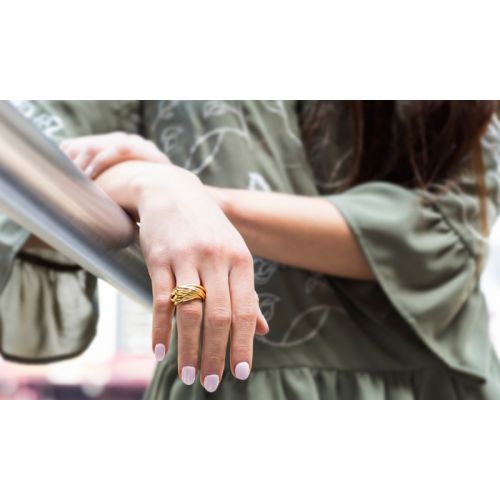  Nina & Grace Rolling Fashion Band Ring