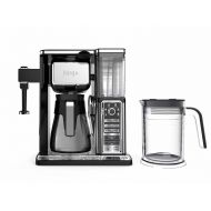 Ninja Coffee Bar Auto-iQ Programmable Coffee Maker with 6 Brew Sizes, 5 Brew Options, Milk Frother, Removable Water Reservoir, Stainless Carafe CF097 (Certified Refurbished)