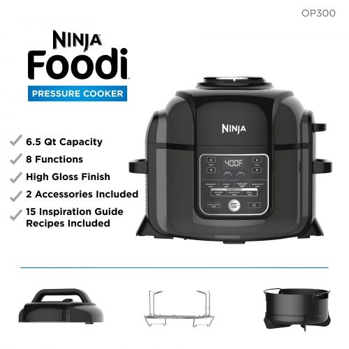 닌자 Ninja Foodi TenderCrisp Pressure Cooker, OP300