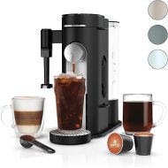 Ninja PB051 Pod & Grounds Specialty Single-Serve Coffee Maker, K-Cup Pod Compatible, Brews Grounds, Compact Design, Built-In Milk Frother, 56-oz. Reservoir, 6-oz. Cup to 24-oz. Mug Sizes, Black